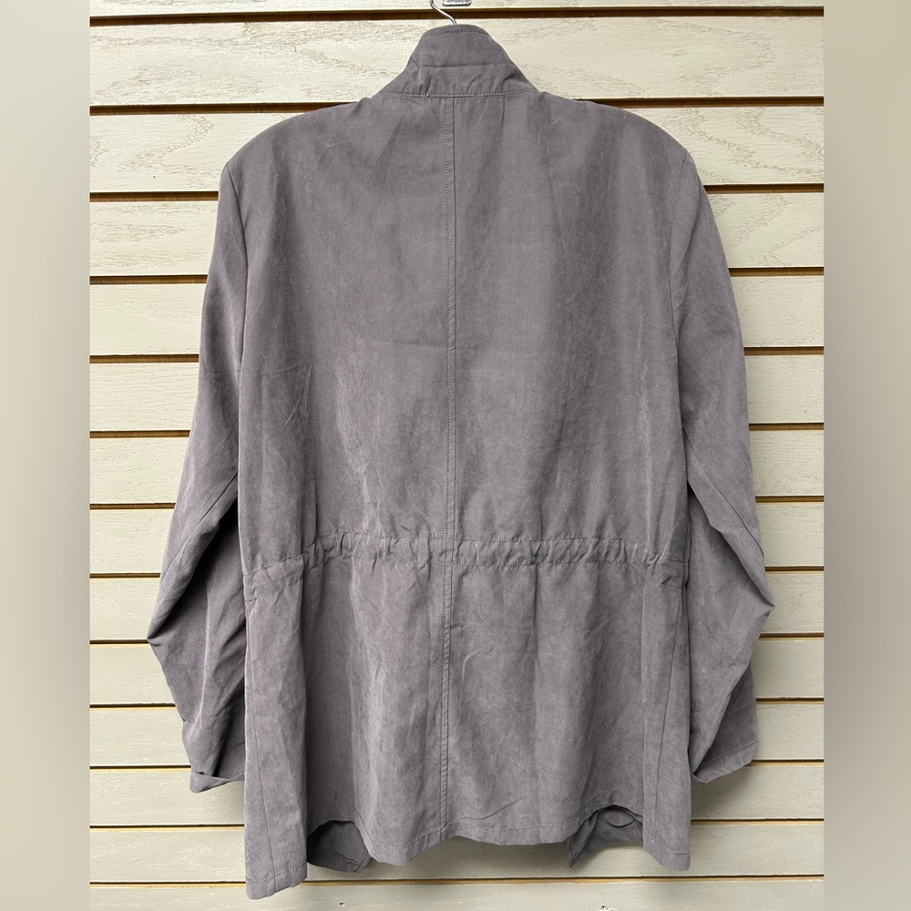 Maurices Purple-Grey Blazer Large - Picture 9 of 9